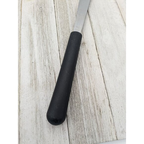 Pampered Chef Stainless Grapefruit Knife #1 Avocado Fruit Black Handle - Picture 3 of 8